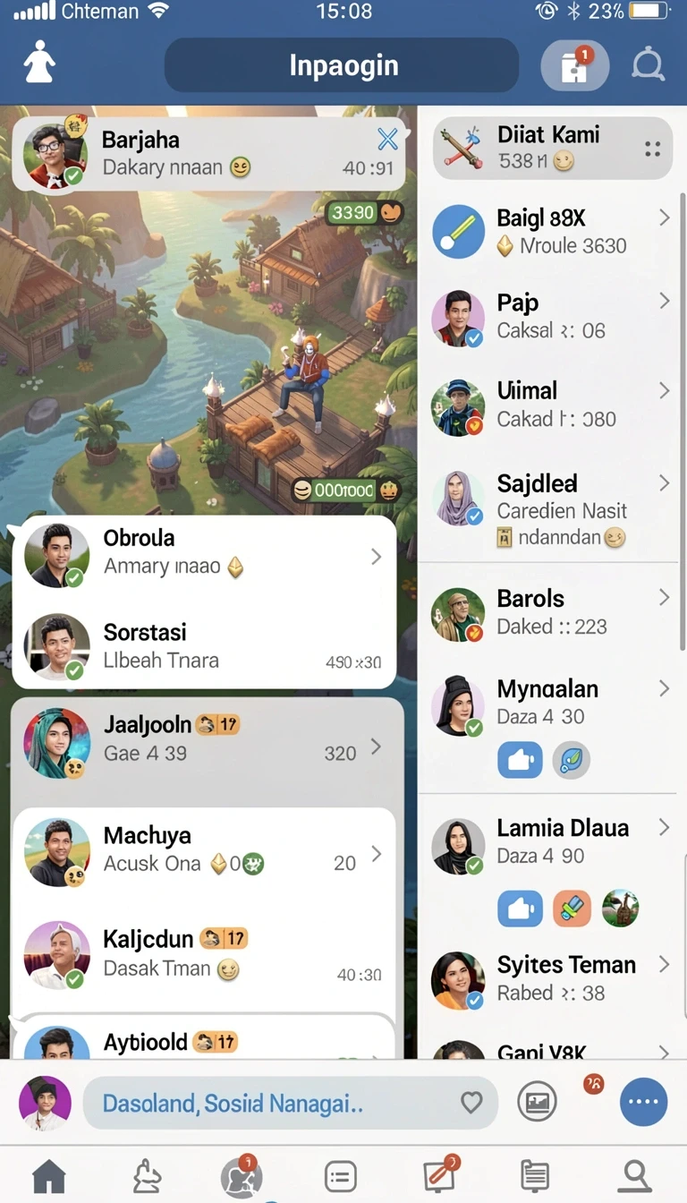 Tampilan utama aplikasi Aplikasi okjkt Resmi dan Terpercaya di Android yang intuitif dan efisien.