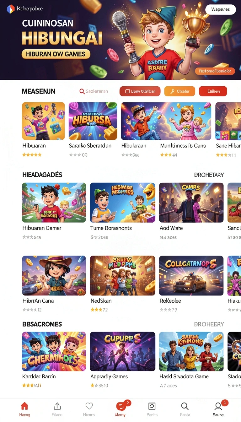 Tampilan utama aplikasi Aplikasi mastertoto Resmi dan Terpercaya di Android yang intuitif dan efisien.