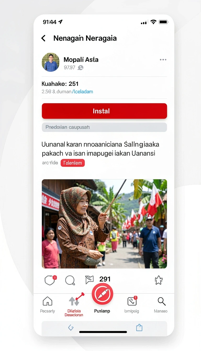 Tampilan utama aplikasi Aplikasi sov777 Resmi: Download dan Instalasi yang intuitif dan efisien.