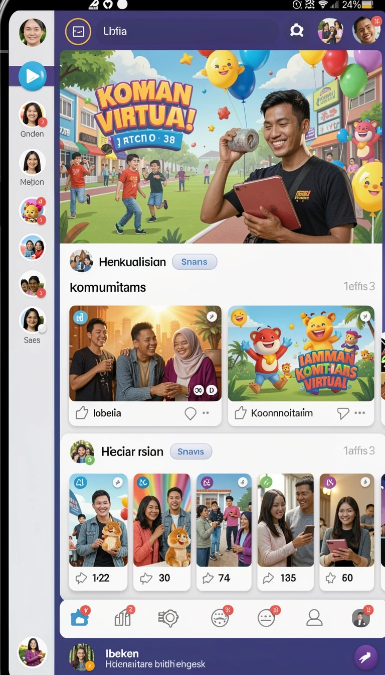 Tampilan utama aplikasi Aplikasi gn168 Resmi dan Terpercaya di Android yang intuitif dan efisien.
