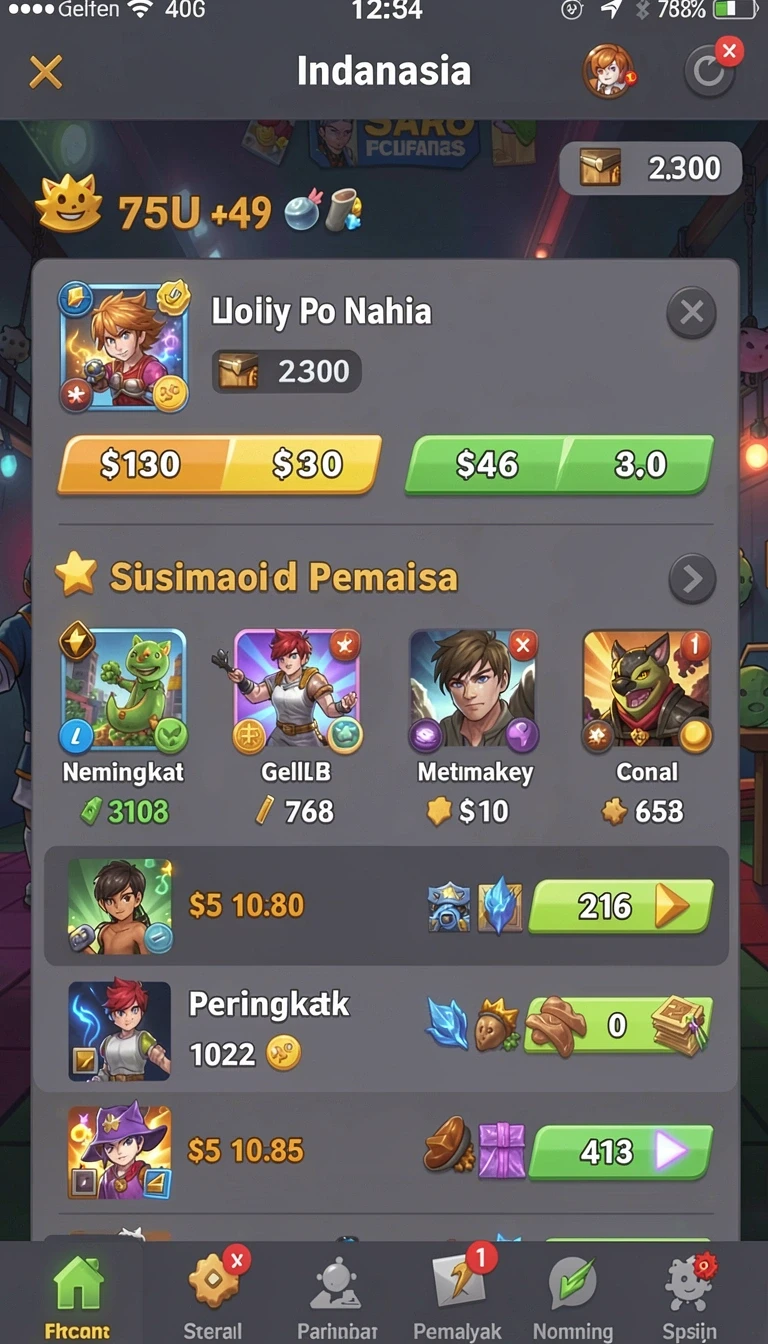 Tampilan utama aplikasi Aplikasi nusaslots Resmi: Download dan Instalasi yang intuitif dan efisien.