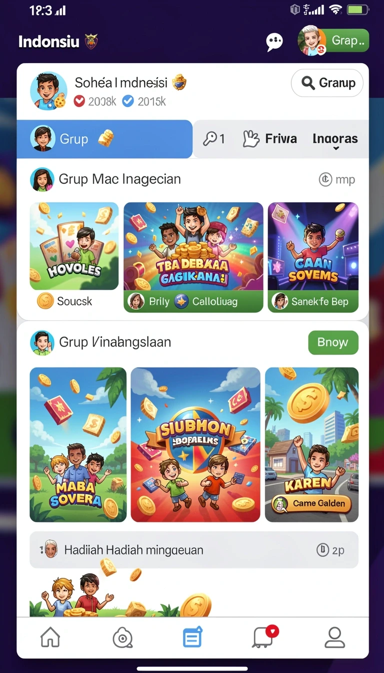 Tampilan utama aplikasi Aplikasi olx100 Resmi dan Terpercaya di Android yang intuitif dan efisien.