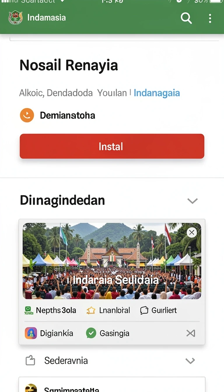 Tampilan utama aplikasi Aplikasi jutawantoto Resmi dan Terpercaya di Android yang intuitif dan efisien.